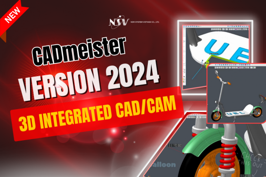 The new version of the integrated 3D CAD/CAM system, CADmeister 2024