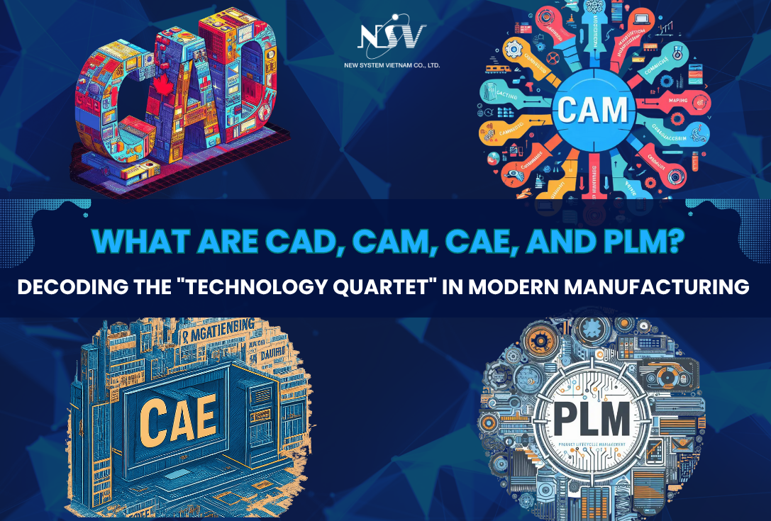 What are CAD, CAM, CAE, and PLM? Decoding the 