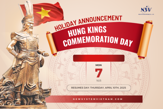ANNOUNCEMENT – HUNG KINGS COMMEMORATION DAY HOLIDAY