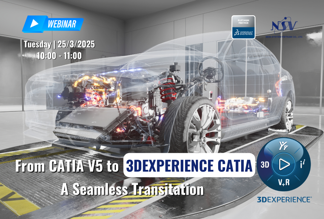 WEBINAR: FROM CATIA V5 TO 3DEXPERIENCEN CATIA – A SEAMLESS TRANSITION WEBINAR: FROM CATIA V5 TO 3DEXPERIENCEN CATIA – A SEAMLESS TRANSITION